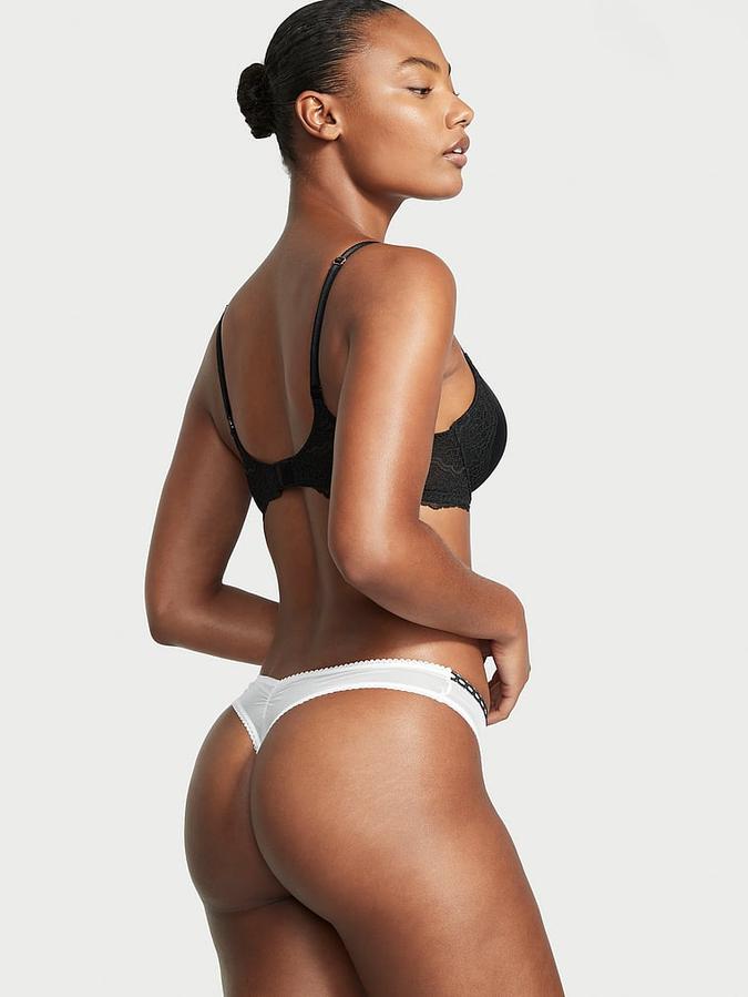 Heritage Ribbon Slot Thong Panty image number 1