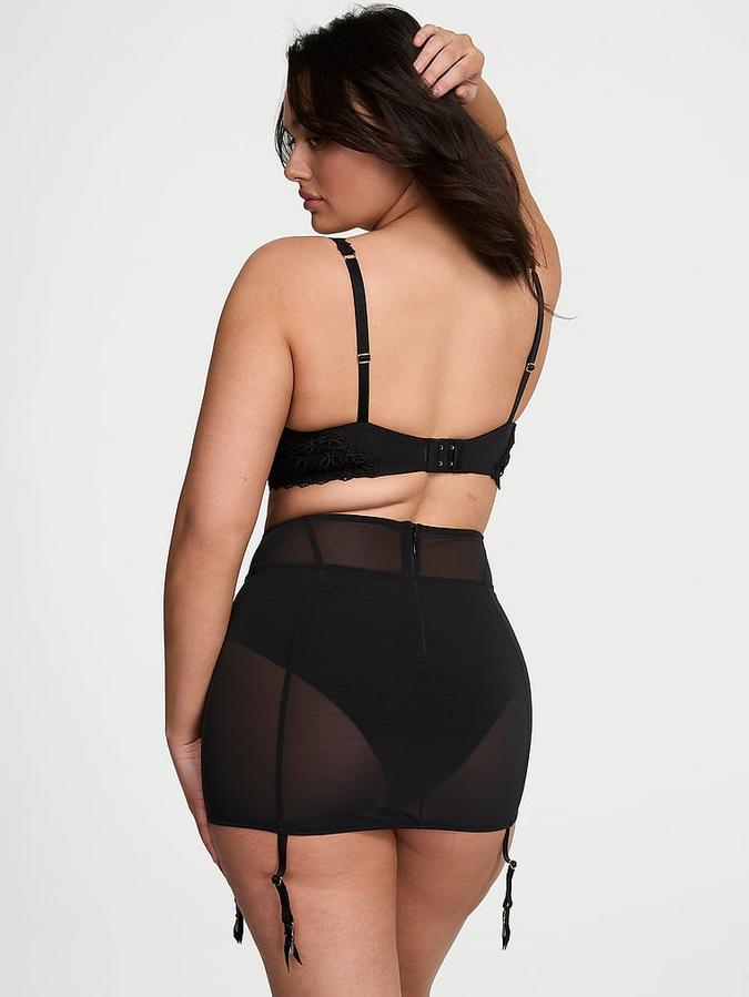 Geo Daisy Lace Corset Garter Skirt image number 1