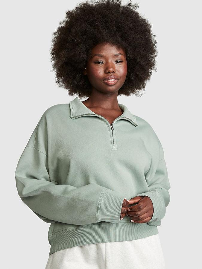 Premium Fleece Half-Zip Sweatshirt image number 0