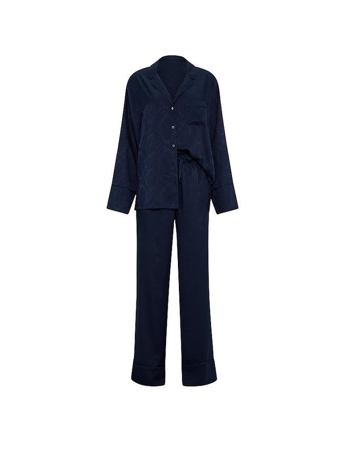 Signature Satin Long Pajama Set image number 2