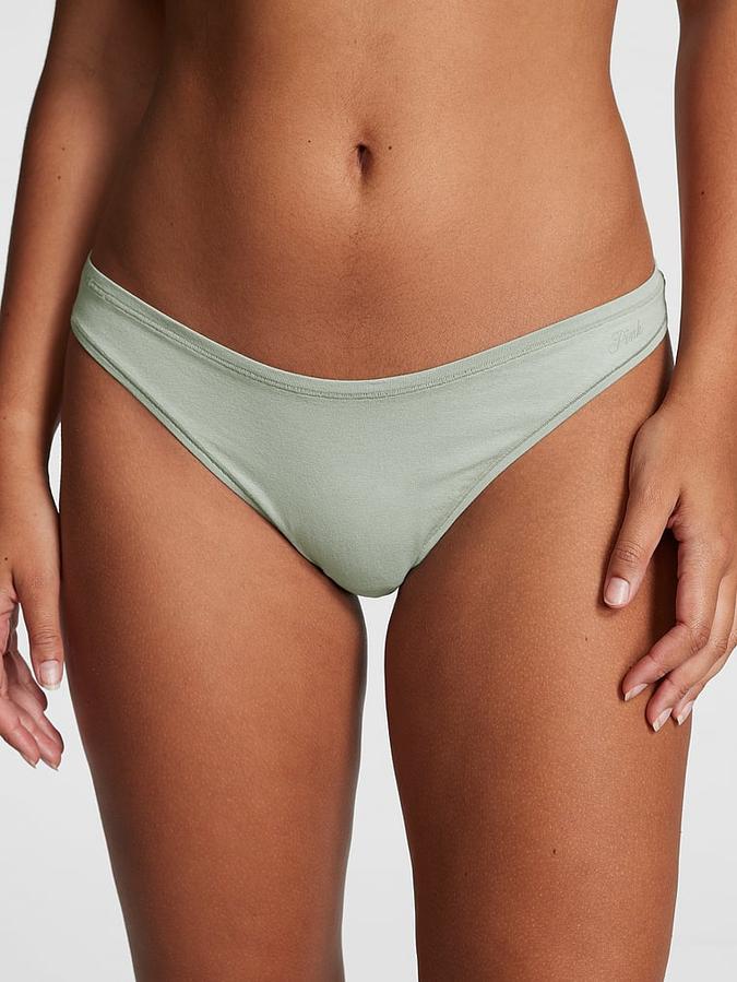 Cotton Thong Panty image number 0