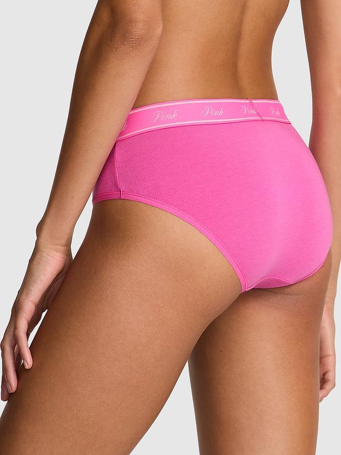 Logo Cotton Hiphugger Panty