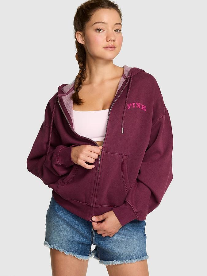 Ivy Fleece Campus Full-Zip Hoodie