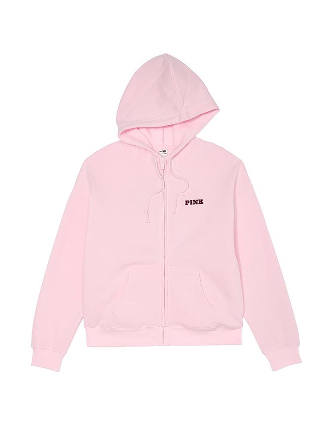 Woke edge ジップパーカー ピンク WOKE EDGE|ウォークエッジ Washed