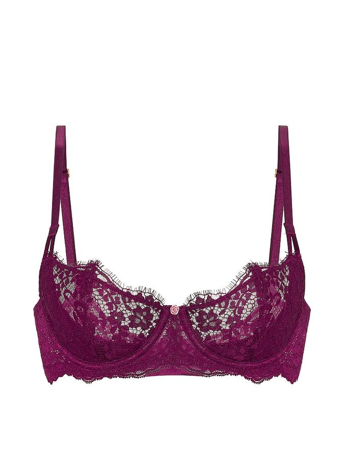 Wicked Unlined Lace Balconette Bra image number 2