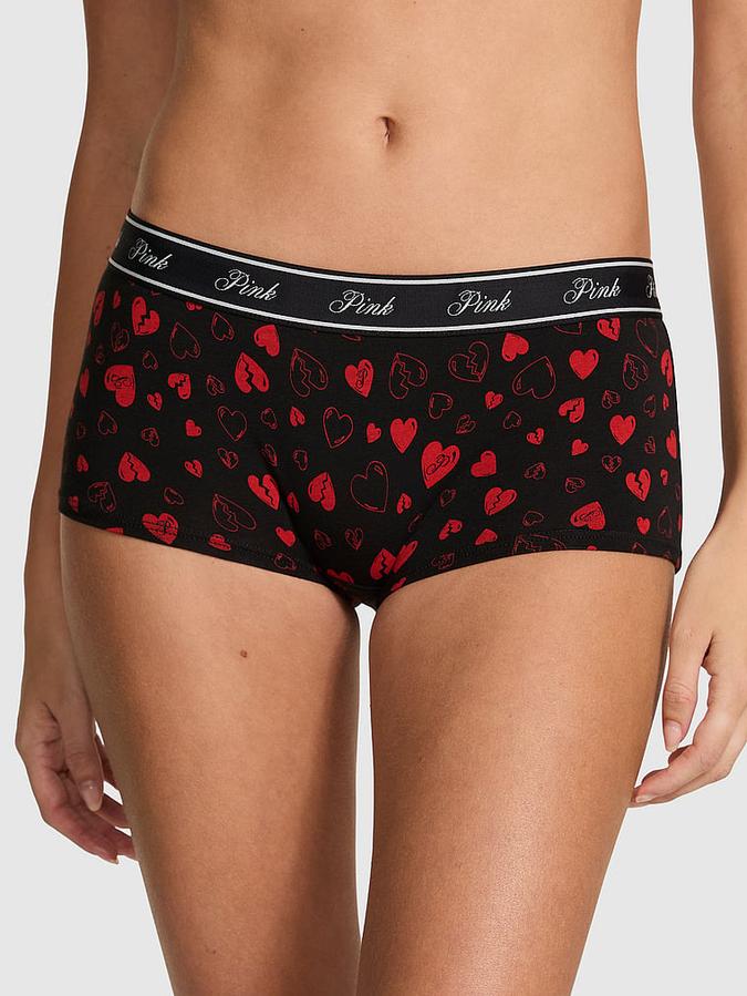 Logo Cotton Boyshort Panty