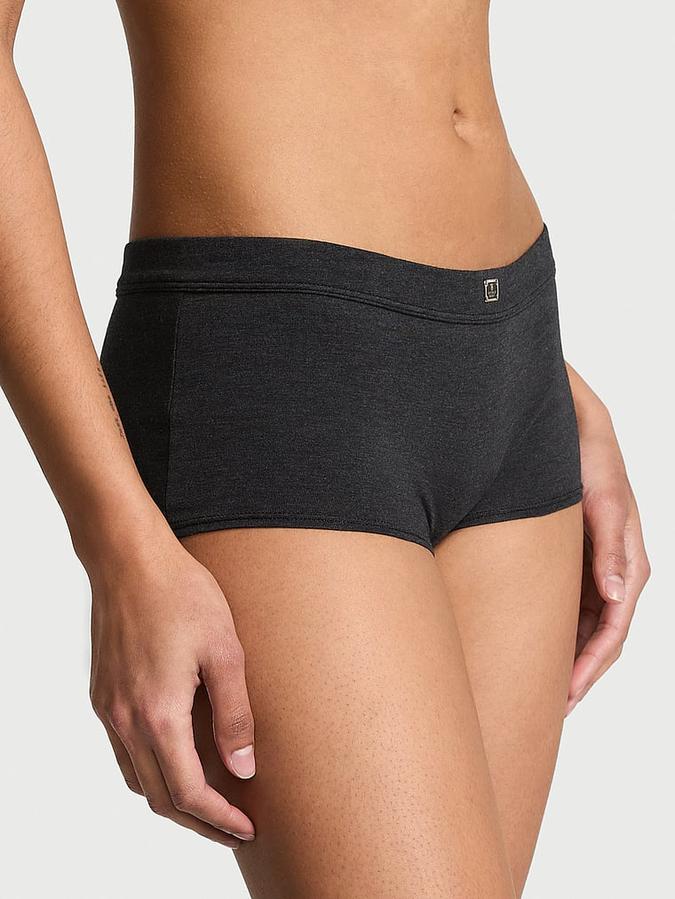 Logo Cotton Boyshort Panty image number 0