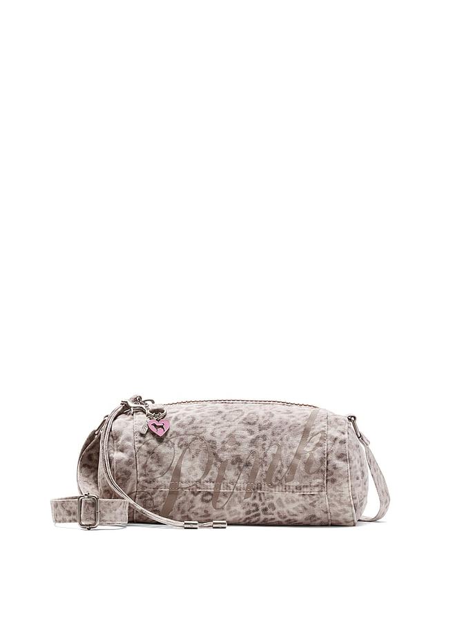 Canvas Rolled Du?e Shoulder Bag