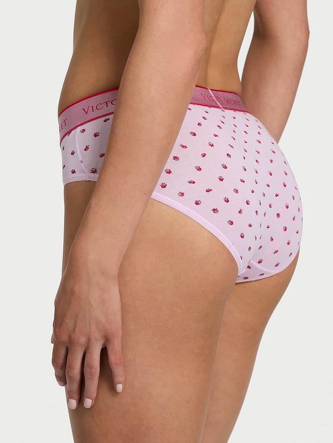 Logo Cotton Hiphugger Panty