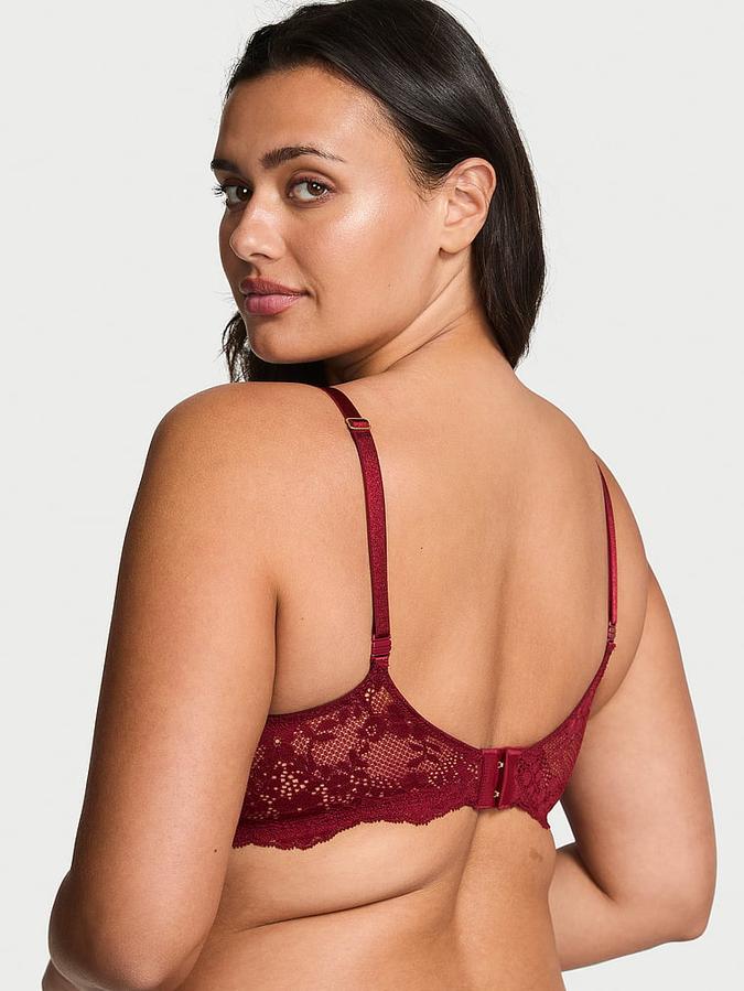 Wicked Unlined Lace Balconette Bra image number 1