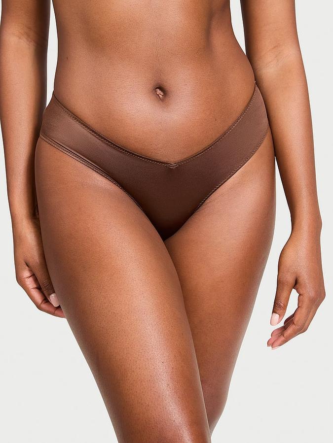 Strappy-Back High-Leg Cheeky Panty