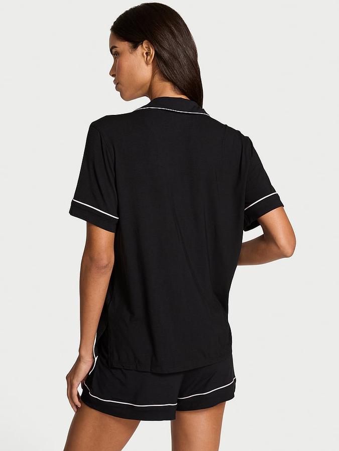 Modal Soft Bow Short Pajama Set