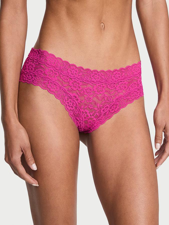 Lace Strappy-Back Cheeky Panty