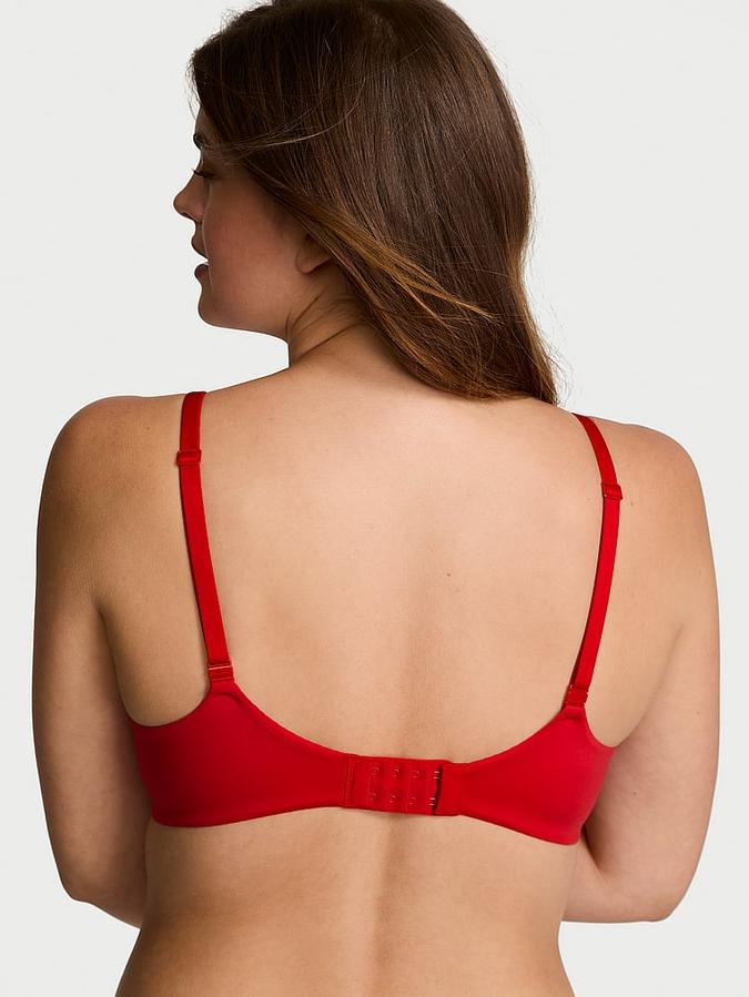 Lace Trim Lightly Lined Demi Bra image number 1