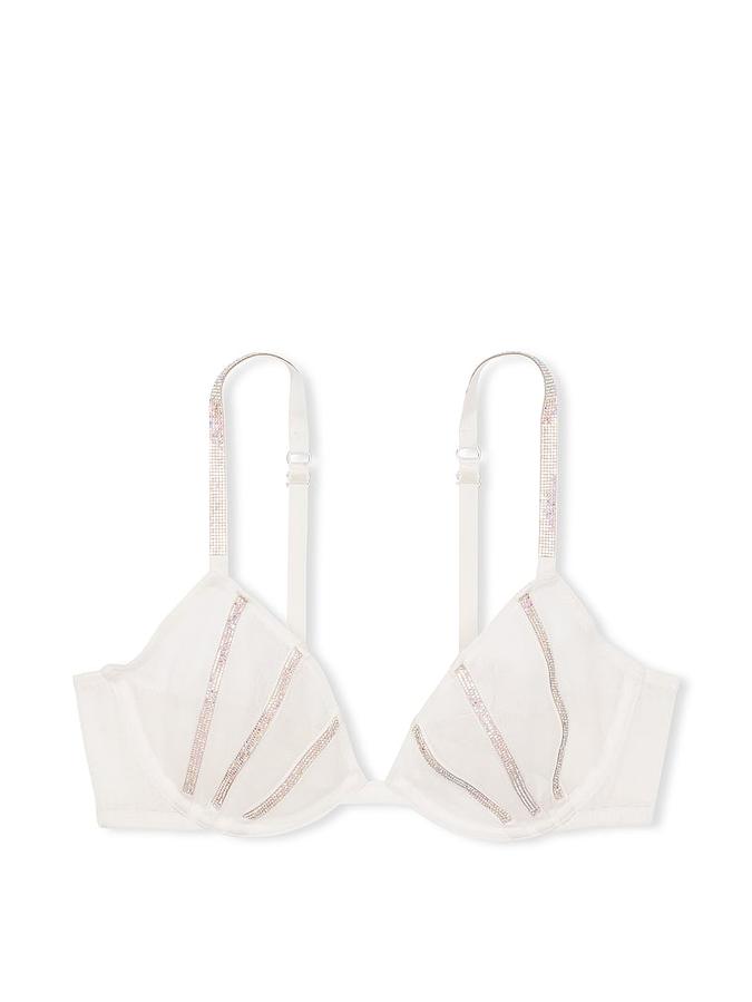 Sheer Shine Low-Cut Demi Bra image number 2