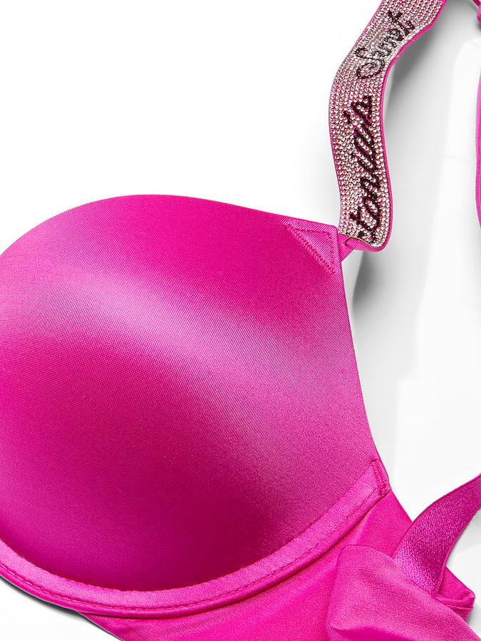 Shine Strap Push-Up Bra image number 3