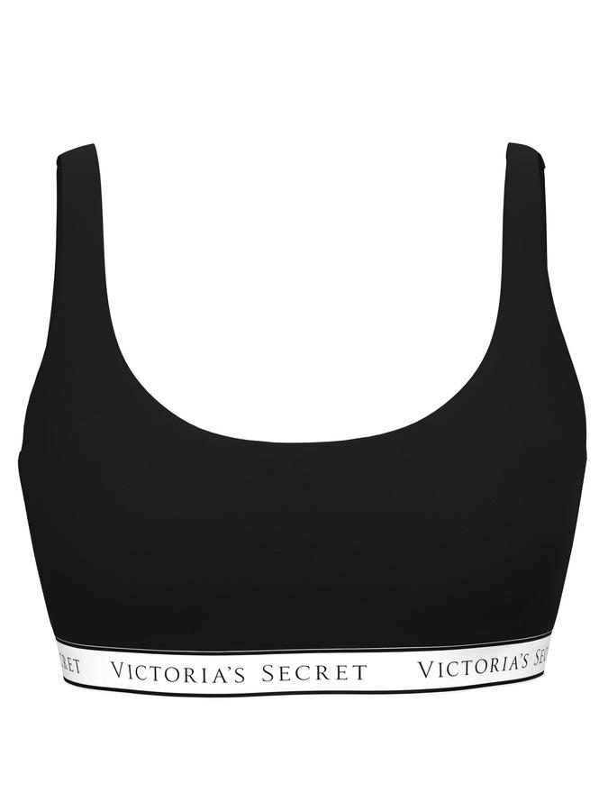 Cotton Wireless Scoop Bralette image number 2