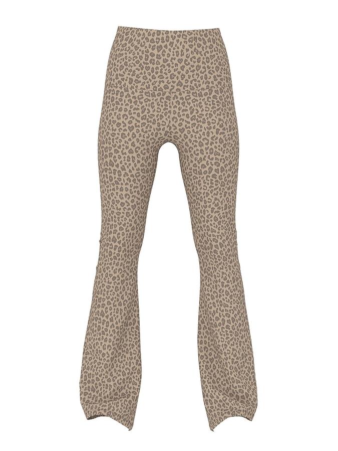 All-Day Cotton Foldover Flare Leggings image number 2