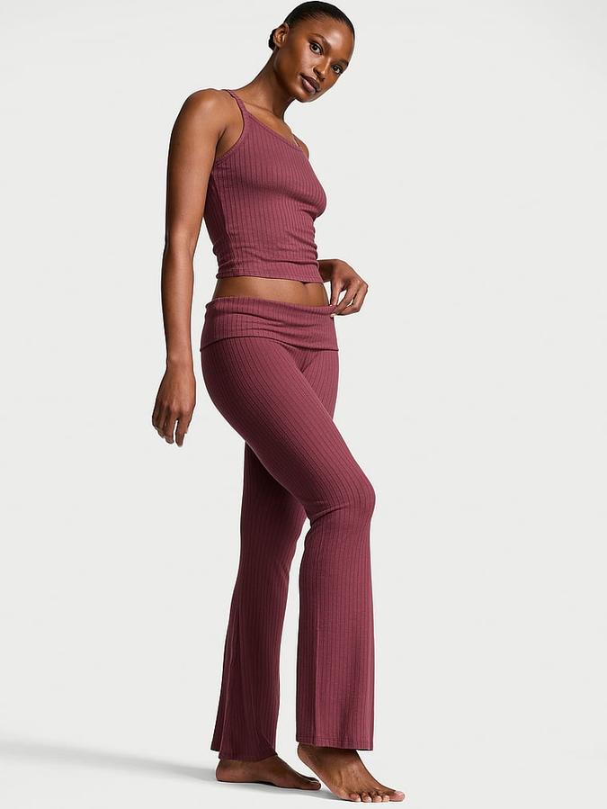 SoSoft&trade; Modal Wide-Rib Tank & Foldover Pants Set