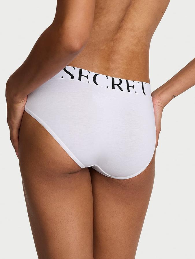 Exploded Logo Cotton Hiphugger Panty