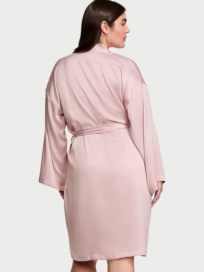 Satin Midi Robe image number 1