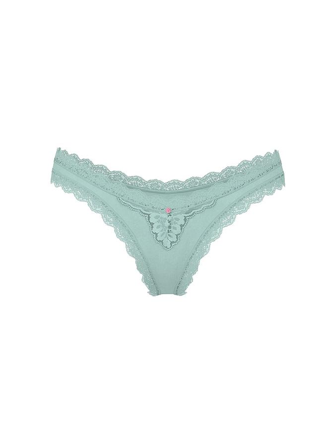 Lace-Trim Brazilian Panty image number 2