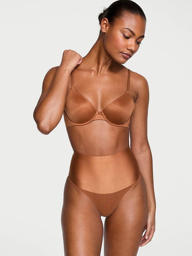 Invisible Lift Unlined Smooth Demi Bra image number 3