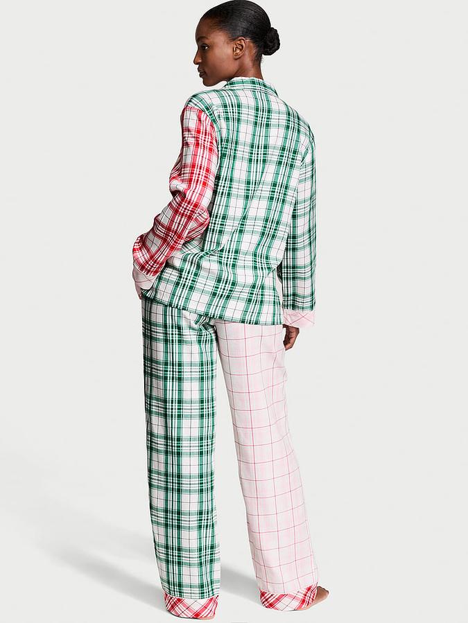 Flannel Long Pajama Set image number 1