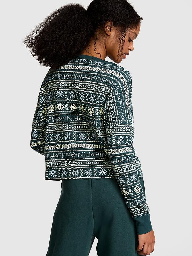 Thermal Boxy Cardigan image number 1