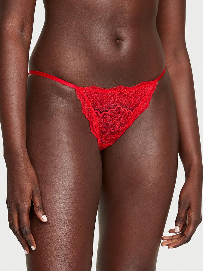 Lace String Bikini Panty image number 0