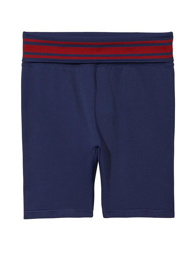 PINK Flip It Seamless Foldover Bike Shorts image number 2