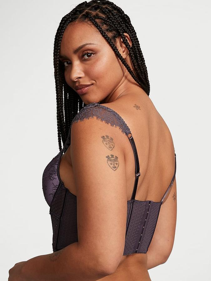 Lace Cap-Sleeve Corset Top image number 1