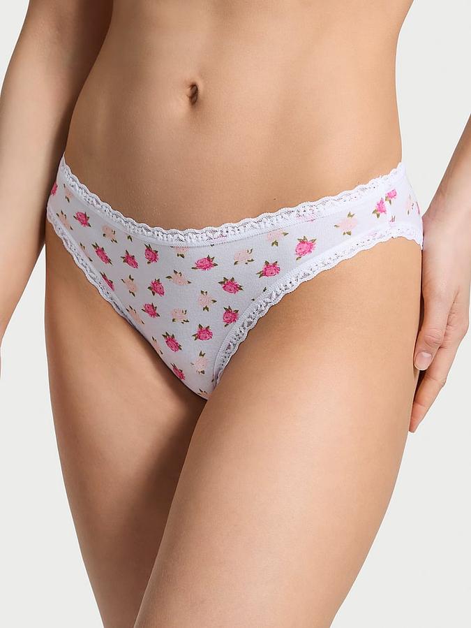 Lace-Waist Bikini Panty image number 0