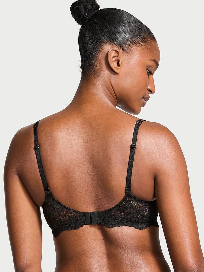 Wicked Twinkle Strap Unlined Lace Balconette Bra image number 1