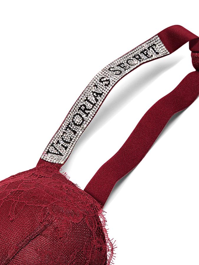 Bombshell Add-2-Cups Shine Strap Rose Lace Push-Up Bra image number 3