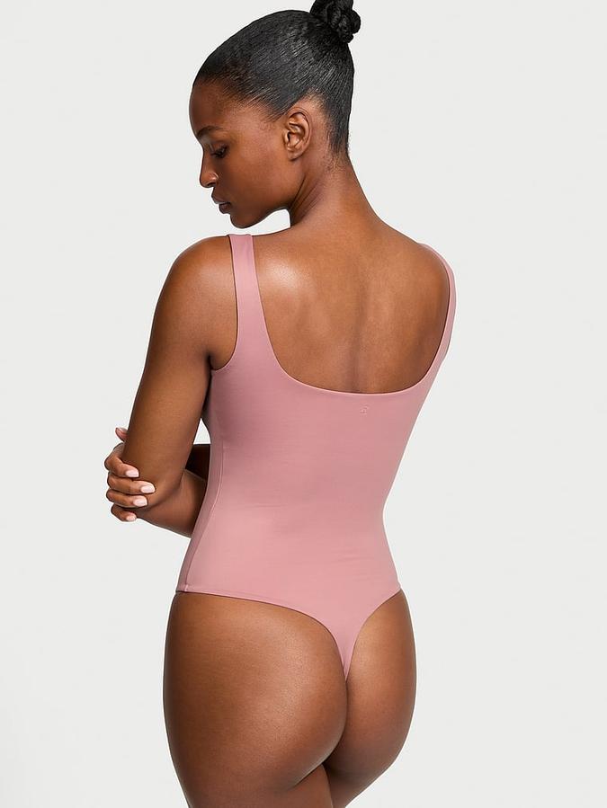 Bodywear by Victoria's Secret with FeatherSoft™ Innovation Square-Neck Tank Bodysuit image number 1