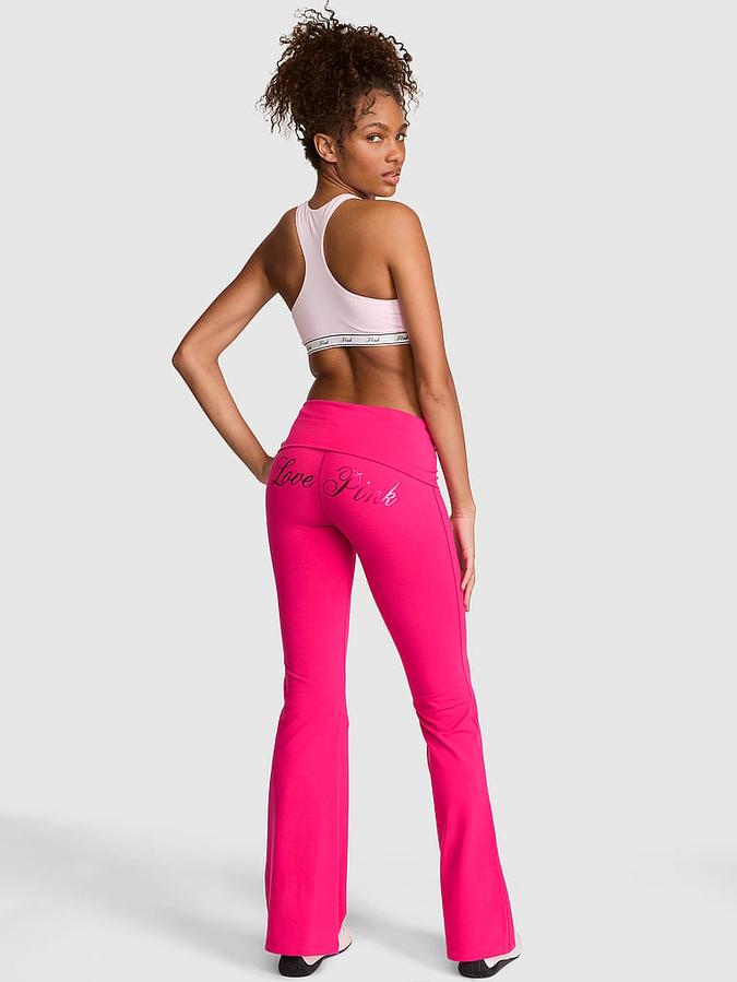 All-Day Cotton&trade; Foldover Flare Leggings