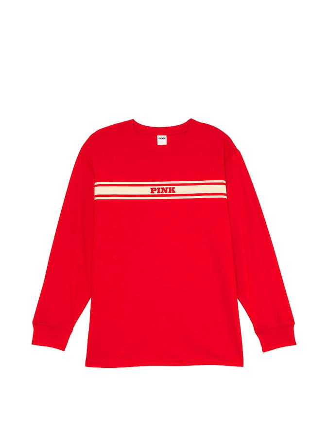Campus Cotton Long-Sleeve Tee