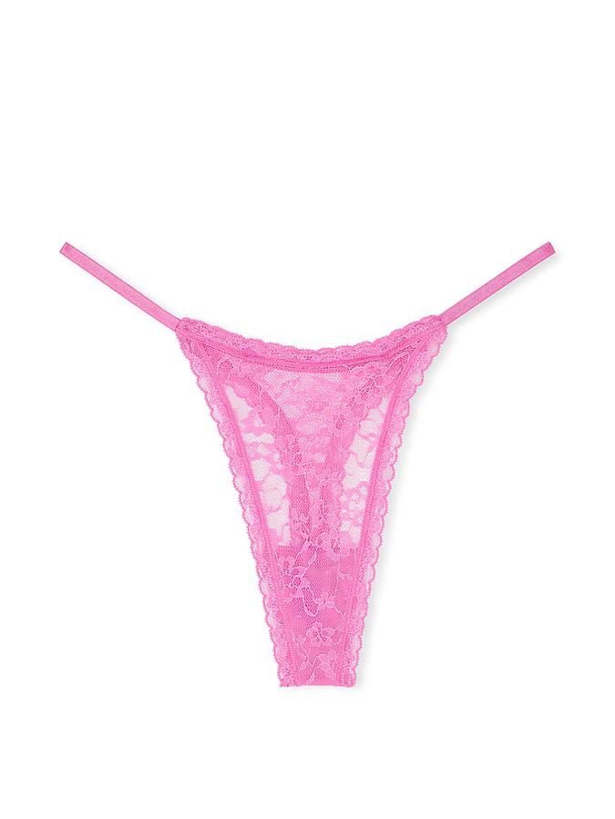 Lace String Thong Panty image number 1