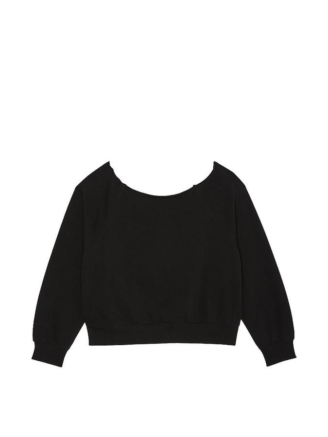 Ivy Fleece Off-The-Shoulder Sweatshirt image number 2