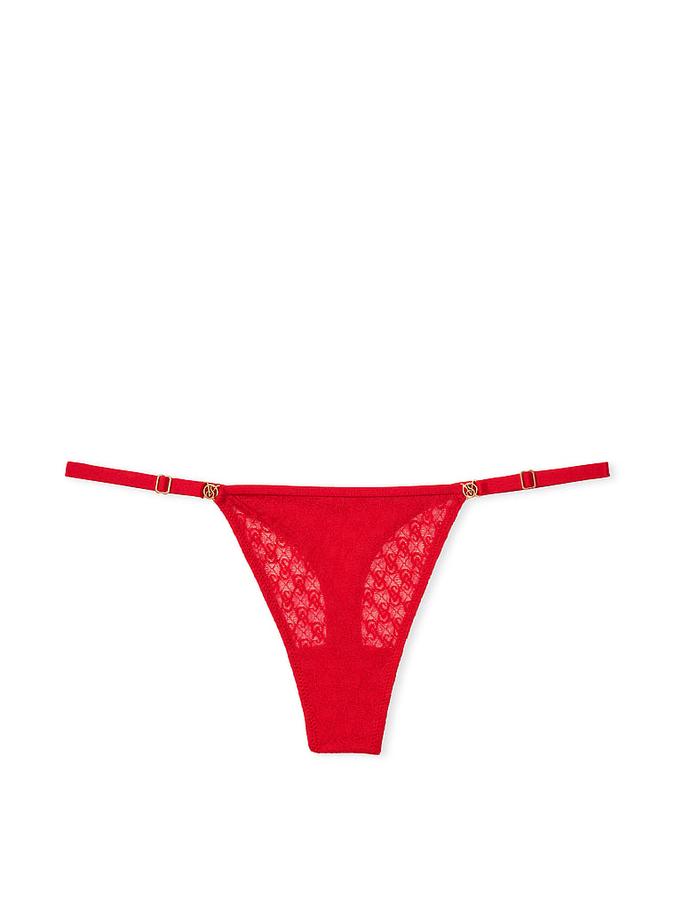 Icon by Victoria's Secret Lace Adjustable String Thong Panty