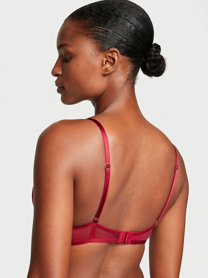 Midnight Affair Embroidery Push-Up Bra image number 1