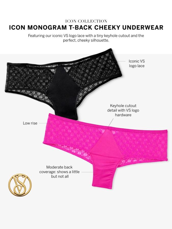 Icon by Victoria's Secret Lace Cheeky Panty image number 2