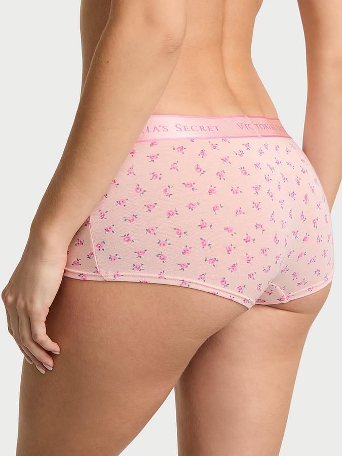 Logo Cotton Boyshort Panty image number 1