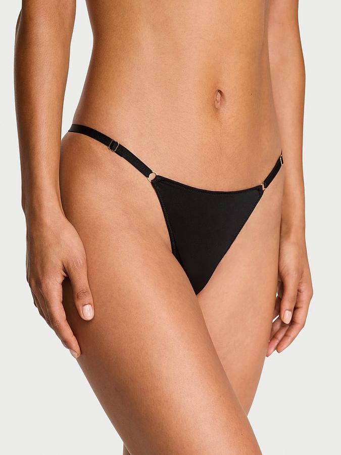 Hardware Adjustable V-String Panty