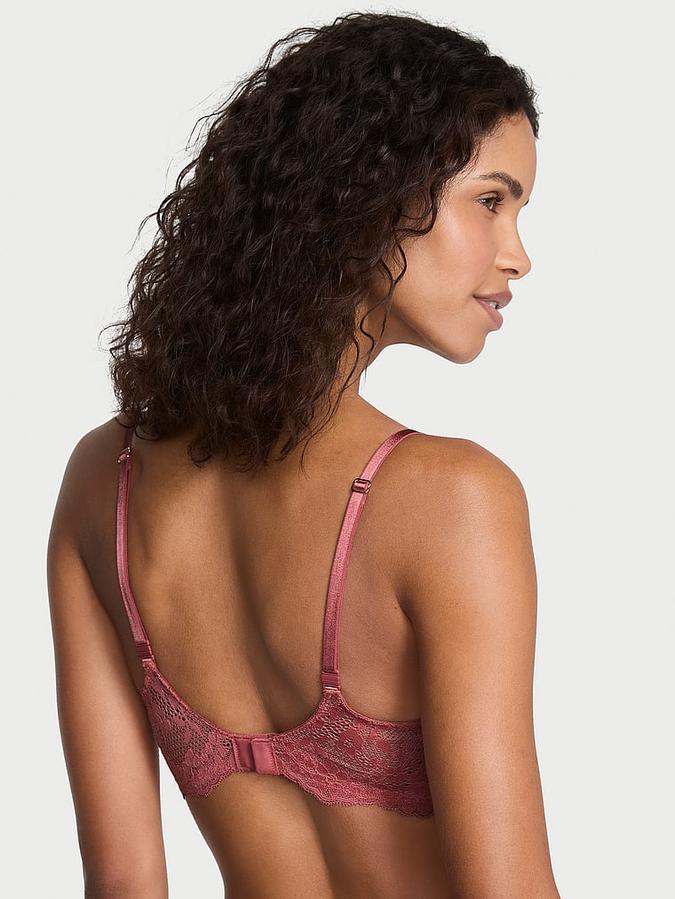 Pink Wicked Unlined Lace Balconette Bra Wicked Unlined Lace Balconette Bra