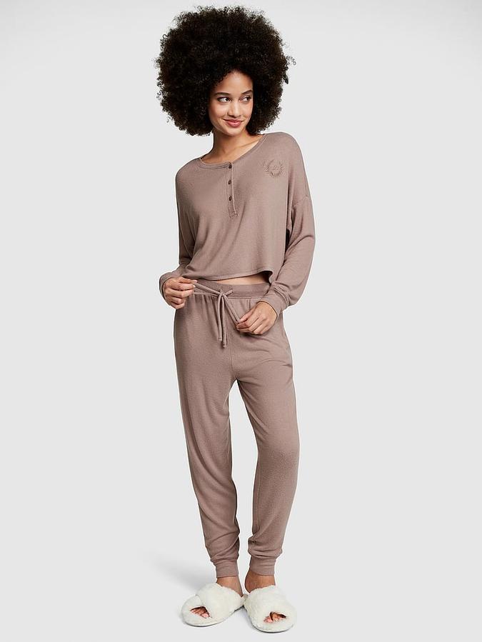 Cozy Jogger Sleep Pants image number 2