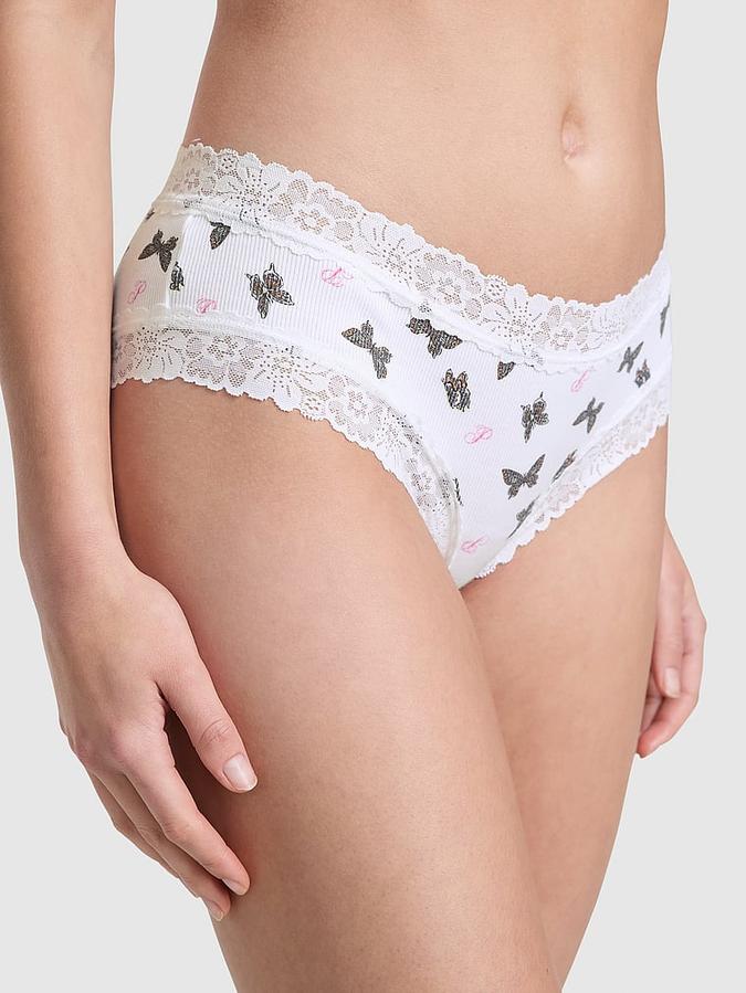 Wink Lace-Trim Cheeky Panty