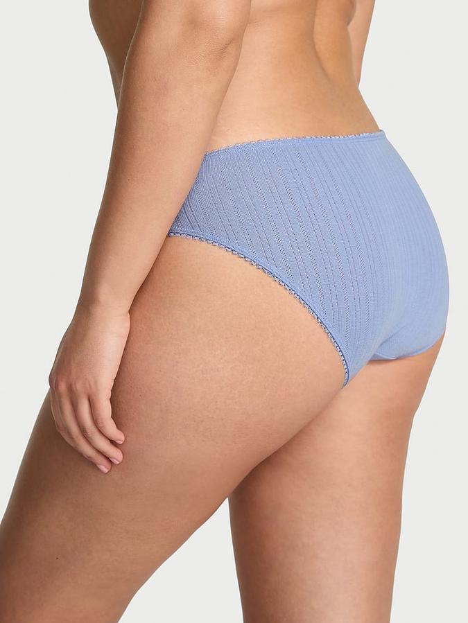 Stretch Pointelle Bikini Panty image number 1