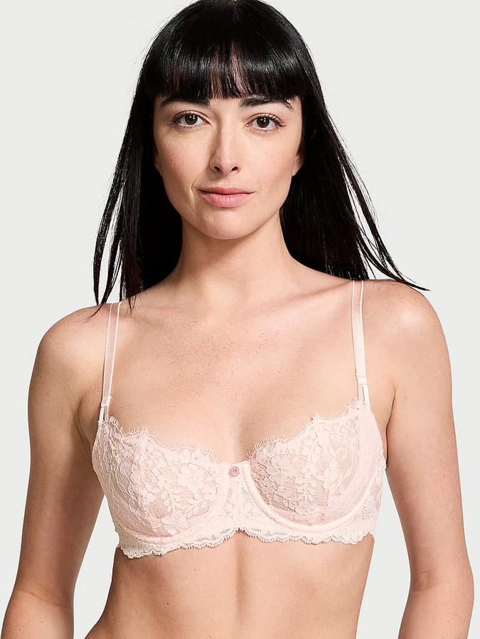 Wicked Unlined Lace Balconette Bra image number 0